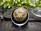 Old Rare Vintage Antique Civil War Relic Eagle Infantry Coat Button Free Case