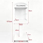 Audio Guest Book Stand Phone Booth Audio Table Telephone Booth For Wedding Party