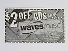 Hfs Whfs 99 1 Bumper Sticker Yellow 1990s Vintage  2 Off Waves Music Ships Free 
