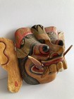 Antique Bali Rangda Demon Wooden Mask   rare 