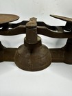 Vintage Cast Iron Balance Scale Unbranded Double Pan General Store