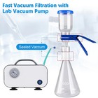 50l min 180w Lab Vacuum Pump 1000ml Lab Suction Filtering Filtration Flask Glass