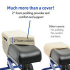 Knee Scooter Comfy Cushion By Tkwc Inc - Two Inch Thick Foam Knee Pad And Cover 