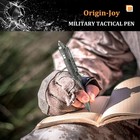 2 Pack Tungsten Steel Military Tactical Pen Set  Multifunctional Edc Self Defens