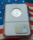 1962 Silver Quarter  Ngc Ms 65 With Nice Strike   Mint Luster   Free Shipping