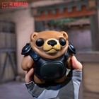 Valorant Official Tactical Bear Squeeze Toys Figure Pvc Stress Relief Doll 10cm