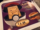 Vtg 1999 Pokemon Pikachu Burger King Display Ad Sign Big Kids Meal Promo 25x28