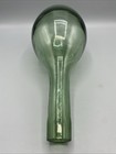 Hand Blown Green Vintage Glass Bottle vase Round Bottom 10    Collectible