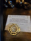 Tomb Of Jesus Prayer Medallion With Stone From Tomb Of Jesus Holy Sepulchre
