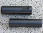 2006-2011 Kawasaki Ninja Zx14 Black No-cut Frame Sliders