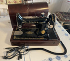 1926 Singer Model 99 Sewing Machine Bentwood Case  ab151453 Working