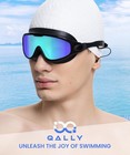 Gmox Swimming Goggles Anti-fog Uv Protection  Non-leak Swim Glasses