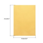 Colored Vellum Paper 20 Sheet Gold 8 3  X 5 9  Printable Vellum Paper