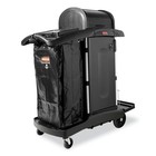 Rubbermaid Commercial 1861427 23 1  X 39 6  Janitorial Cleaning Cart - Black New