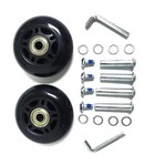 Replacement 80mm Luggage Suitcase Wheels With Abec-7 Bearings Repair Kit