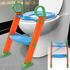 Kids Potty Trainer Seat Chair Toddler Training Toilet W ladder Step Up Stool New