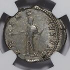Geta Ar Denarius Ancient Roman Empire Silver As Caesar Coin 209-211 Ad Ngc Ch Vf