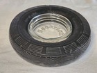 Goodrich Tires Vintage Ashtray Glass In Rubber Tire Advertising