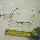 Antique Vintage Round Wire Rim Frame Glasses Silver Eyeglasses  2 Pairs