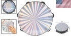 Radiant Reflective 8-inch Tambourine Drum - Perfect For Church And Parties