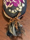 Antique Needlework Embroidery Pincushion Victorian Edwardian Textile