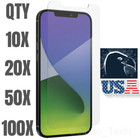 Wholesale Lot Tempered Glass Screen Protector For Iphone 13 12 11 Pro Max Xr 8 6