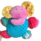 Vintage Eden Jumpin    Gems Elephant Terry Cloth Plush Lovey Baby Toy 8    W  Tag