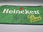 Vtg Heinken Pub Bar Beer Towel Breweriana Man Cave Never Used 18x9inches
