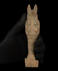 Ancient Egyptian Antiques Afterlife Statue Of God Anubis Figurine Egyptian Bc