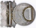 1883 Hawaiian Dollar Belt Buckle Ef  944