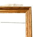 Vintage Handmade Classic Oak Wood Frame - Fits  16x20  Painting Picture - Nice  