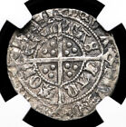 England  Henry Vii  1485-1509  Silver Halfgroat  S-2211  Morton  Ngc Au Details