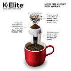 Keurig K-elite Single Serve K-cup Pod Coffee Maker   Strength And Temperature   