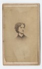 1860s Cdv Photograph Young Woman 2ct Blue Express R9c  sr 1266 