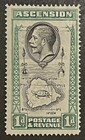Travelstamps  1934 Ascension Stamps Sg 22 - 14 Perf - Kgv - Mint Mogh