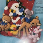 Bucilla Jumbo Felt Stocking Kit Santa Stuffed Animals Christmas Sealed 