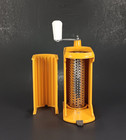 Vtg Brevettato Italy Parmesan Cheese Grater Handheld Table Yellow Rigamonti
