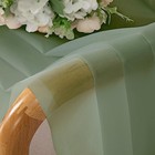 Sheer Curtains  36 Inch Long  2 Panels - 40 w X 36 l  pack Of 2  Sage Green