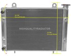 2rows All Aluminum Radiator For 2014 Polaris Ranger 570 Atv