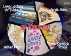 Custom Logo 3d Stickers Phone Uv Dtf Transfer Wholesale Personalised Printing Uk
