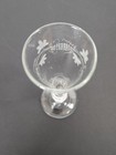 Antique 18th C  Hand Blown English Grapevine Etched Wine Champagne Flute
