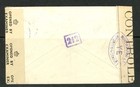 Algeria 1944 Double Censored To England