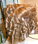 Tallin s  Size 13 Doll Wig Brown  Style 1 Vv Curly  Unused 
