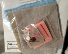 Just Nan Cloverly s Bunny Bungalow Ccs Kit W  3 Linens wool   Embellishments