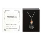 Black Obsidian Protection Chip Potion Bottle Necklace