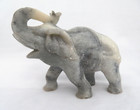 Chinese Soapstone Elephant Figurine