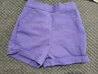 Vintage 80s Striped Shirts Purple Shorts Size 2t Toddler Girl Set Made Usa