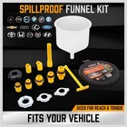Spill Proof Radiator Coolant Filling Funnel Kit 15-pcs Cooling System Fill Kit    