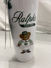 Ralph Lauren Stainless Steel Coffee Barista Polo Bear 15oz Tumbler