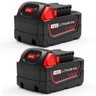 2pack For Milwaukee For M18 8 0ah Battery Lithium Extended Capacity 48-11-1860
